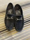 Gucci Navy Blue Suede Classic Men’s Loafers Size 42.5