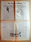 PRIMO SATELLITE ARTIFICIALE NELLO SPAZIO-da THE NEW YORK TIMES del 1957-RIF.9515