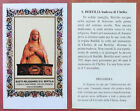 Santino Holy Card: Busto Reliquiario di S. Santa Bertilia - Chelles