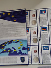 RACCOGLITORE PER SERIETTE  MONETE IN EURO  + 4 PAGINE 12 PAESI FONDATORI EUROPEI