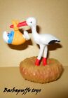 PUFFI 40248 CICOGNA CON BABY PUFFO Stork & baby  SMURFS BARBAPUFFO W.GERMANY