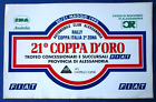 ADESIVO/STICKER MAXI TARGA RALLY "21° COPPA D ORO - COPPA ITALIA 2^ ZONA" - 1995