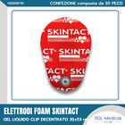 ELETTRODI FOAM SKINTACT GEL LIQUIDO CLIP DECENTRATA mis. 35x53mm  - CONF 30 PZ