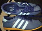 adidas rekord blue suede trainers nwb  uk6