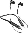 Auricolari Bluetooth 5.0 Cuffie Sport In-Ear collarino senza fili Nero Stereo