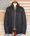 £199 Mens Barbour International Windshield smart navy quilt jacket XXL XL