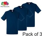 Fruit of the Loom Heavy Cotton T-Shirt Pack of 3