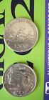 Lotto 2 monete d argento 500 lire del Centenario d’Italia 1861-1961 e caravelle