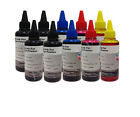 Ricarica Cartucce 10 Flaconi 100ml inchiostro colori per Canon Epson HP
