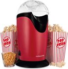 Popcorn Maker Machine | Classic Popcorn Air Popper 8 Serving boxes Andrew James