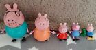 PEPPA PIG FIGURES. MUMMY DADDY PEPPA AND GEORGE FAMILY SET