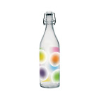 Bottiglie in Vetro Grande Colorata con Tappo Ermetico per Acqua Vino Olio Succo