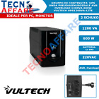 Gruppo di continuità 1200VA 600W UPS Offline Per PC DVR Vultech UPS1200VA-LITE