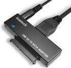 Adattatore USB 3.0 Convertitore a SATA Dischi Da 2,5/3,5 HDD SSD Con 12V 2A