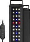 NICREW Silm LED Acquario Con Timer, Luce Acquario a Spettro Completo Regolabili,