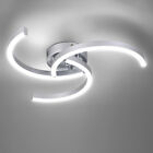 24 W 6500 K Moderno Plafoniera a LED Curvo Lampada da Soffitto Cuccina Soggiorno