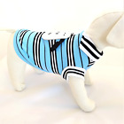 Maglia per cane abbigliamento maglietta cani taglia piccola blu con disegno