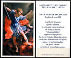 Santino holy card - San Michele Arcangelo - Santuario S. Casa di Loreto