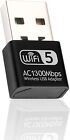 Adattatore USB WiFi, Chiavetta Ricevitore WiFi per PC, AC1200Mbps Antenna WiFi U