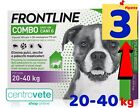 Frontline Combo 20-40 kg  3 Pipette → Antiparassitario Spot on per Cani Grandi