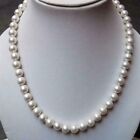 Collana vere perle naturali bianche di conchiglia Akoja con GARANZIA 8 mm NUOVA