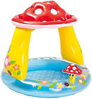 piscina per bambini intex baby fungo gonfiabile giardino fuoriterra parasole