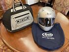 Arai Quantum-II XL Silver Motorcycle Helmet Size XL Italy, With Premium Carrying