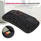 Wireless Keyboard Touchpad USB Keypad for Android TV Remote Black