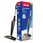Vileda Steam Mop Steam Plus XXL Set 3.0 Folding Carpet Cleaning Pad Rotating HQ
