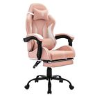 MIXASTEP Gaming Chair PC Office Chair Ergonomic Inner Adjustable Home Gamer Pink