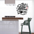 wall stickers adesivi murali love home casa life cucina chef cuoco cook b0086