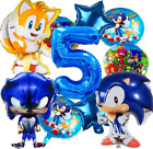 Sonic Palloncini Compleanno 5 Anni, 10 Pezzi Sonic Decorazioni Palloncino, Pallo