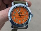 Vostok Bostok Century Time Automatic Orange Watch