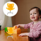 Egg Chair Armchair Plastic Child Desktop Decor Miniature Kids Table and Chairs