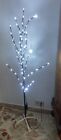 Albero Natale Luminoso 140 cm Bianco Freddo 66 luci Led  - Struttura Metallo