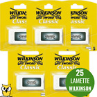 LAME DA RASOIO WILKINSON SWORD CLASSIC CON DOPPIO FILO 25 LAMETTE
