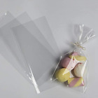 100 Bustine Cellophane 15X25 Cm Sacchetti per Alimenti Buste per Confetti Biscot