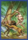 § Dino BUSETT ORIGINALE di COPERTINA per SUPER TARZAN N. 32 -1978 ORIGINAL COVER