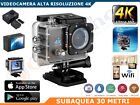 PRO CAM SPORT WIFI 4K 12 MP ULTRA HD ACTION CAMERA 4K VIDEOCAMERA SUBACQUEA