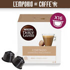 32 Capsule Caffe Nescafe Dolce Gusto Cortado Espresso Macchiato 100% Originale