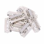 Hair Extension Snap Clips For Clip Ins Weaves Wefts 24/28/32mm + FREE C Needle