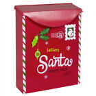 Cassetta Postale Letterina Babbo Natale Metallo 25 x 31 x 11 cm Christmas