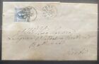 Storia postale Regno 1863 Letterina Spedita Da Spoleto A Rieti 15 C. Litografico