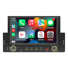1 Din Car Stereo Touch Screen Radio Bluetooth MP5 Player CarPlay Android-Auto
