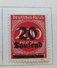 A8P49F149 Deutsches Reich Germany 1923-24 20 on 200m fine mh* stamp