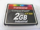 2GB Compact Flash Card CF300 Industrial ( 2 GB CF Karte ) TRANSCEND gebraucht