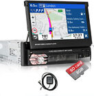 1 DIN  7" AUTORADIO BLUETOOTH MIT GPS Navi AUX USB FM TF AUX-IN + 8G GPS Karte