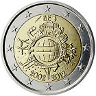 2012 TYE - 2 Euro 10 Anni Anniversario EURO  FDC - A SCELTA: TUTTI GLI STATI