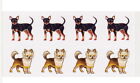 8  Sticker CHIHUAHUA   *** Hunde  Dog Stickers Aufkleber