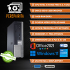 PC COMPUTER DESKTOP FISSO RICONDIZIONATO I5 DELL 16GB RAM 512GB SSD WINDOWS 11